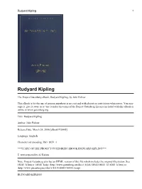 Rudyard Kipling 1