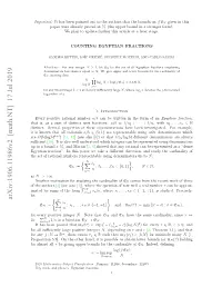 Arxiv:1906.11986V2 [Math.NT]