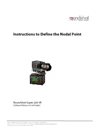 Instructions to Define the Nodal Point