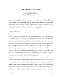 Interview Transcript