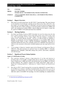 Section 1 Report Overview Section 2 Meeting Updates Section 3