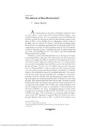 The Advent of Neo-Revisionism?