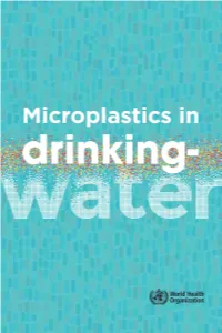 (WHO) Report on Microplastics in Drinking Water