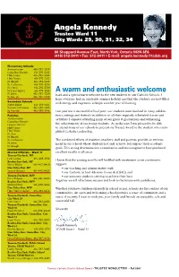 A Warm and Enthusiastic Welcome St