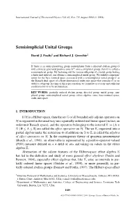 Semisimplicial Unital Groups
