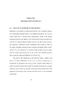 The Practice of Dhyāna