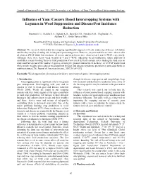 Influence of Yam /Cassava Based Intercropping Systems with Legumes in Weed Suppression and Disease/Pest Incidence Reduction