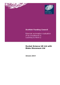 Learning to Work 2 Final Report