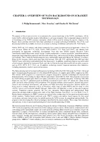 Overview of Nato Background on Scramjet Technology