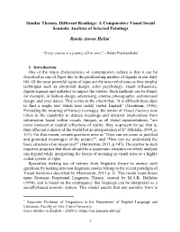 Similar Themes, Different Readings: a Comparative Visual Social Semiotic Analysis of Selected Paintings