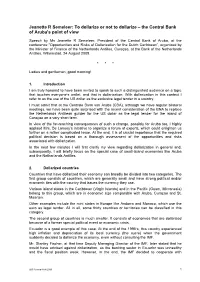 To Dollarize Or Not to Dollarize – the Central Bank of Aruba’S Point of View