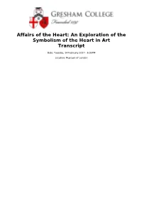 An Exploration of the Symbolism of the Heart in Art Transcript