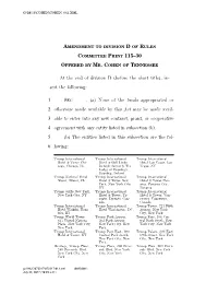 At the End of Division D (Before the Short Title), In- Sert the Following