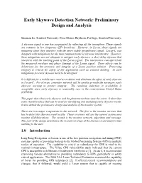 Early Skywave Detection Network: Preliminary Design and Analysis