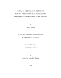 How Five Christian Theologians Encounter The