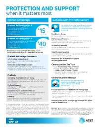 Protect Advantage Get Help with Protech Support