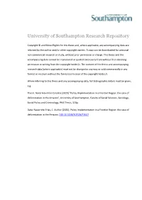 University of Southampton Research Repository