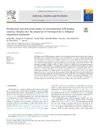 Evolutionary and Functional Studies on Microsporidian ATP-Binding
