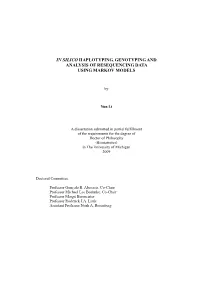 In Silico Haplotyping, Genotyping and Analysis of Resequencing Data Using Markov Models