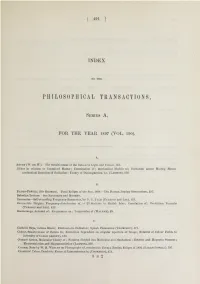 Philosophical Transactions