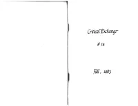 The Work of Fredric Jameson