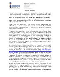 Arcadia Unversity