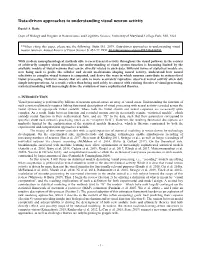 Data-Driven Approaches to Understanding Visual Neuron Activity