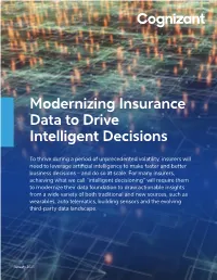 Modernizing Insurance Data to Drive Intelligent Decisions