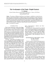 The Geodynamics of the Pamir–Punjab Syntaxis V