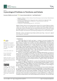 Gynecological Problems in Newborns and Infants