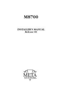 Installer's Manual