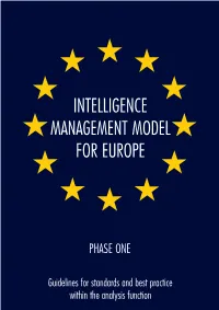 Intel Management Model for Europe