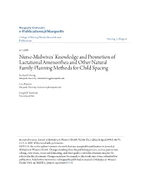 Nurse-Midwivesâ•Ž Knowledge and Promotion of Lactational