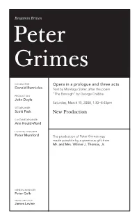 Peter Grimes