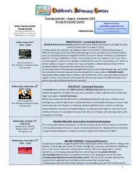 Training Calendar