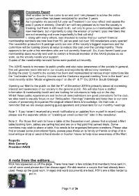A Note from the Editors…. Mick Has Squeezed Us Off the Page