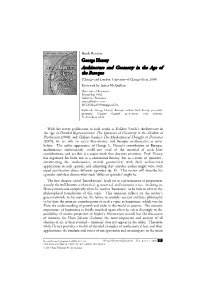 Architecture and Geometry in the Age of the Baroque
