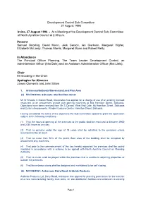 Development Control Sub Committee 27 August 1996