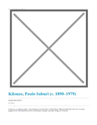 Kilonzo, Paulo Saburi (C