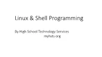 Linux Programming