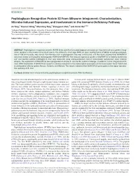 Peptidoglycan Recognition Protein S2 from Silkworm Integument
