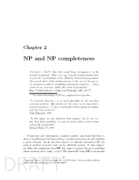 NP and NP Completeness