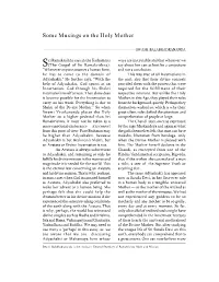 Some Musings on the Holy Mother 5 System