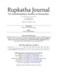 An Online Open Access Journal ISSN 0975-2935