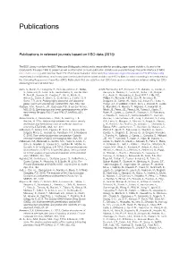 Annual Report Publications 2015