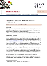 Antiphlogistika / Antirheumatika Systemisch (ATC-Code: M01*)