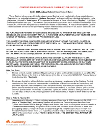 Contest Rules Updated As of 3:30Pm (Et) on July 13, 2021
