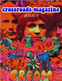 Crossroads Magazine ISSUE II EDITORS-IN-CHIEF Noam Radcliffe & Sariel Friedman