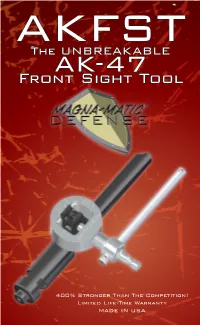 Front Sight Tool