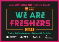 Your OFFICIAL BU Freshers' Guide